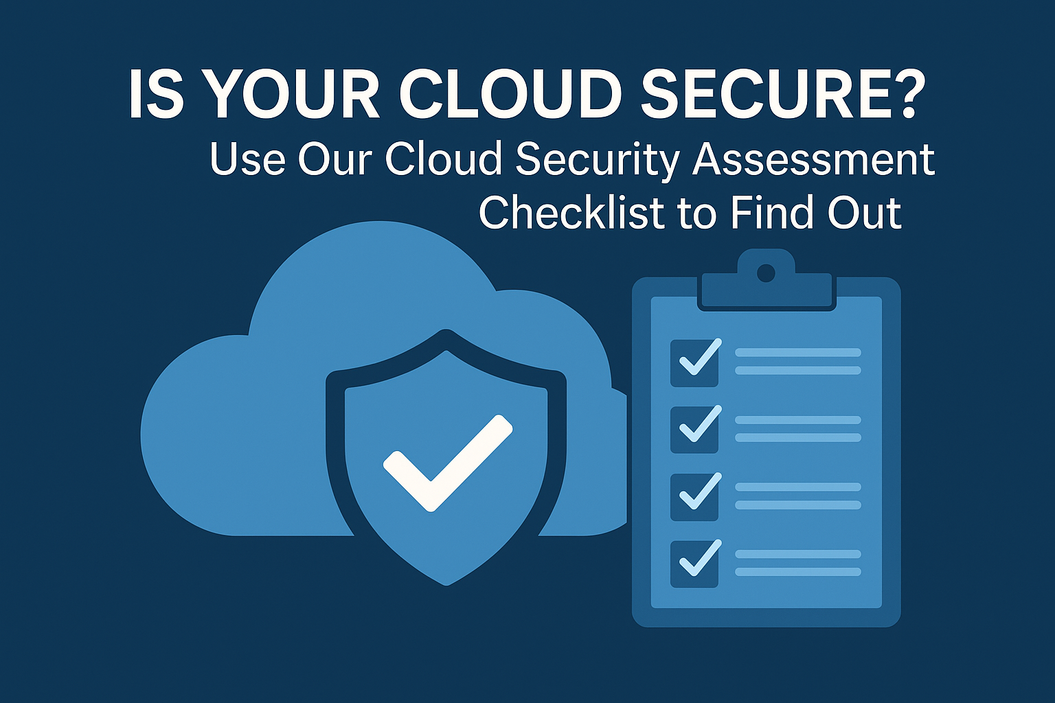 Is your cloud secure? Use our Cloud Security Assessment Checklist to find out.