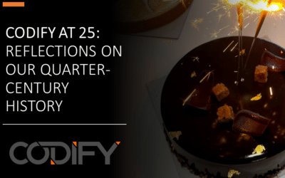 Codify at 25: Reflections on Our Quarter-Century History